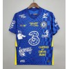 Billiga Fotbollströjor Chelsea Graffiti Hemma tröja 2021/22 Kortärmad